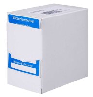 EICHNER Aufkleber Batteriewechsel ausgeführt bei, blau/weiß, 250 St.