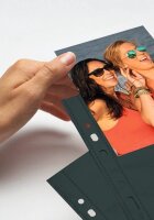 HERMA Fotosichthüllen Fotophan 10x15 cm schwarz genarbt, 10 St.