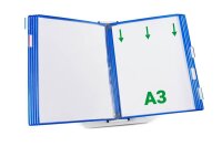 tarifold Sichttafelsystem 433101 DIN A3 blau mit 10 St....