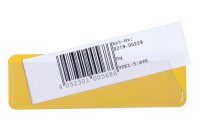 EICHNER Etikettentaschen gelb 12,0 x 4,0 cm, 50 St.
