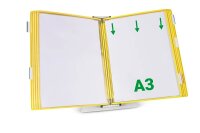 tarifold Sichttafelsystem 433104 DIN A3 gelb mit 10 St....