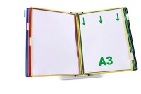 tarifold Sichttafelsystem 433109 DIN A3 farbsortiert mit...