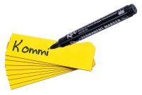 EICHNER Magnetschilder gelb 4,0 x 15,0 cm, 100 St.