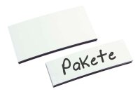 EICHNER Magnetschilder weiß 4,0 x 20,0 cm, 100 St.