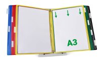 tarifold Sichttafelsystem 433209 DIN A3 farbsortiert mit...