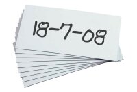 EICHNER Magnetschilder weiß 5,0 x 15,0 cm, 100 St.