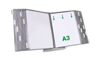 tarifold Sichttafelsystem 433300 DIN A3 grau mit 30 St....