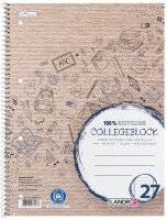 LANDRÉ® Collegeblock Recycling Lineatur 27...