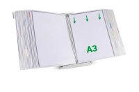 tarifold Sichttafelsystem 433302 DIN A3 weiß mit 30...