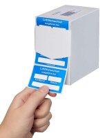 EICHNER Aufkleber Luftfilter-Wechsel ausgeführt bei, blau/weiß, 250 St.