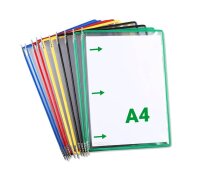 tarifold Sichttafeln DIN A4 farbsortiert, Öffnung...