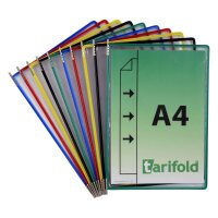 tarifold Sichttafeln DIN A4 farbsortiert, Öffnung...