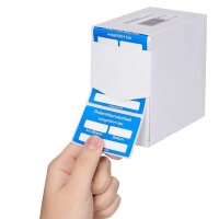 EICHNER Aufkleber Pollenfilter-Wechsel ausgeführt bei, blau/weiß, 250 St.