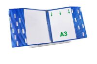 tarifold Sichttafelsystem 433401 DIN A3 blau mit 40 St....