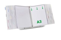 tarifold Sichttafelsystem 433402 DIN A3 weiß mit 40...
