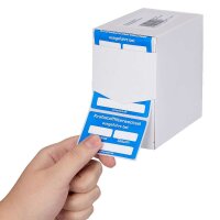 EICHNER Aufkleber Kraftstofffilter-Wechsel ausgeführt bei, blau/weiß, 250 St.