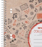 LANDRÉ® Collegeblock Recycling Kleinformat kariert DIN A5 Innenrand  ( 100050114 )