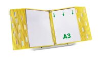 tarifold Sichttafelsystem 433404 DIN A3 gelb mit 40 St....