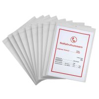 EICHNER Sichttaschen DIN A4 transparent glatt 0,20 mm, 10...