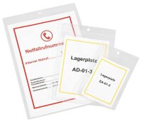EICHNER Sichttaschen DIN A4 transparent glatt 0,20 mm, 10 St.