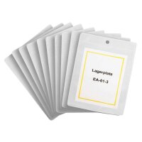 EICHNER Sichttaschen DIN A6 transparent glatt 0,20 mm, 10...