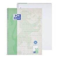 OXFORD Collegeblock Recycling Lineatur 30 blanko DIN A4...