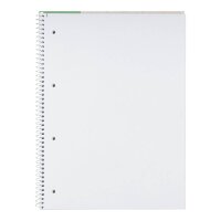OXFORD Collegeblock Recycling Lineatur 30 blanko DIN A4 ohne Rand, 1 Block
