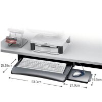 Fellowes Tastaturauszug mit Mausablage schwarz
