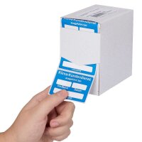 EICHNER Aufkleber Klima-Kundendienst ausgeführt bei, blau/weiß, 250 St.