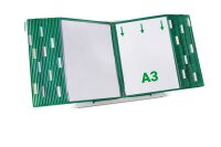tarifold Sichttafelsystem 433405 DIN A3 grün mit 40...