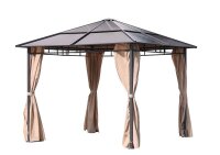 Garden Pleasure Pavillon NAPA viereckig, anthrazit, 1 St.