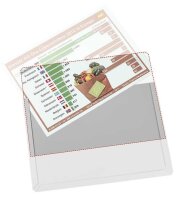 EICHNER Sichttaschen Abdeckfolie DIN A4 transparent glatt 5,0 mm, 10 St.