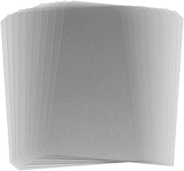 EICHNER Sichttaschen Abdeckfolie DIN A6 transparent glatt 5,0 mm, 10 St.