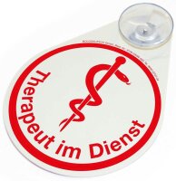 BOI Hinweisschild "Therapeut im Dienst" Tropfen...