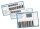 EICHNER Etikettentaschen blau 16,0 x 11,0 cm, 10 St.