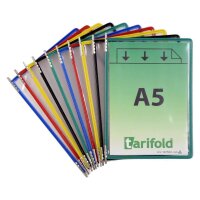 tarifold Sichttafeln DIN A5 farbsortiert, Öffnung...