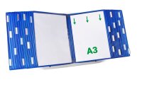 tarifold Sichttafelsystem 433501 DIN A3 blau mit 50 St....
