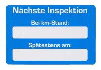 EICHNER Aufkleber Nächste Inspektion bei,...