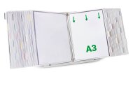 tarifold Sichttafelsystem 433502 DIN A3 weiß mit 50...