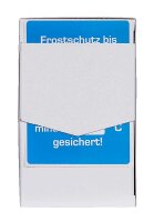 EICHNER Aufkleber Frostschutz bis minus ...ºC gesichert, blau/weiß, 250 St.