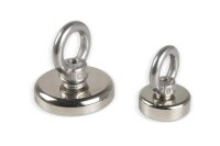 EICHNER Ösen Magnete silber, Metall Ø 4,0 x 7,8 cm, 5 St.