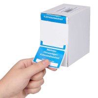 EICHNER Aufkleber Nächster Klimaanlagen-Kühlmittelwechse, blau/weiß, 250 St.