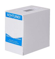 EICHNER Aufkleber ACHTUNG! Vorführ-/Mietwagen, blau/weiß, 250 St.