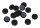 EICHNER Magnete schwarz, Kunststoff Ø 3,0 cm, 20 St.