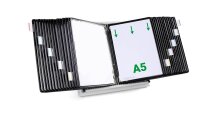 tarifold Sichttafelsystem 435307 DIN A5 schwarz mit 30...