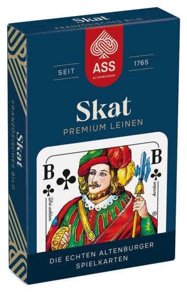 ASS ALTENBURGER Skat Premium Leinen Kartenspiel, 1 St.