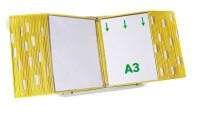 tarifold Sichttafelsystem 433504 DIN A3 gelb mit 50 St....