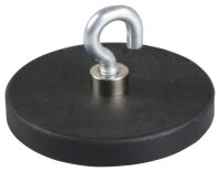 EICHNER Magnethaken schwarz, Metall Ø 3,6 x 1,7  cm, 5 St.