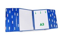 tarifold Sichttafelsystem 433601 DIN A3 blau mit 60 St....