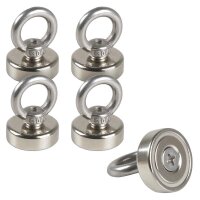 EICHNER Ösen Magnete silber, Metall Ø 2,5 x...